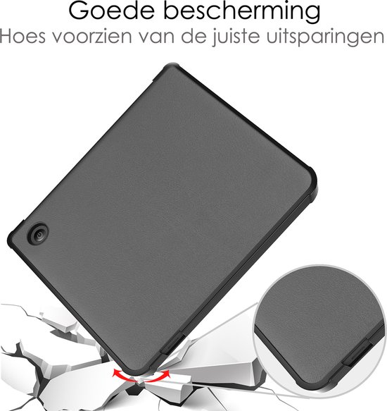 Hoes Geschikt voor Kobo Sage Hoesje Bookcase Cover Book Case Hoes Sleepcover Trifold - Grijs van Dux Ducis — afbeelding 5