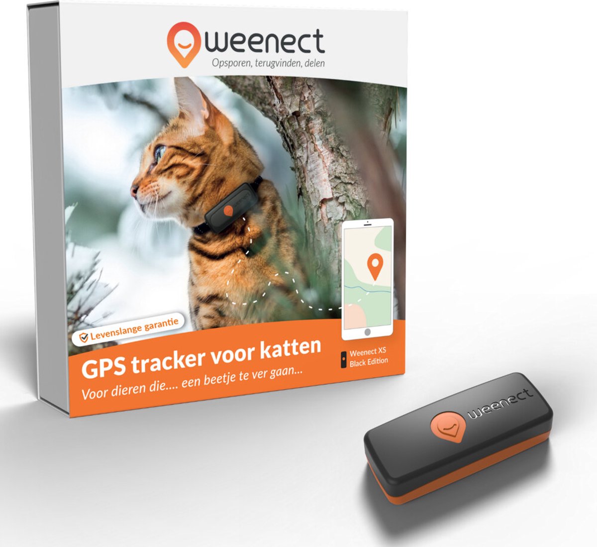 Spotter Pet GPS Tracker Cat - Sans abonnement - Tracker d'activité -  Étanche