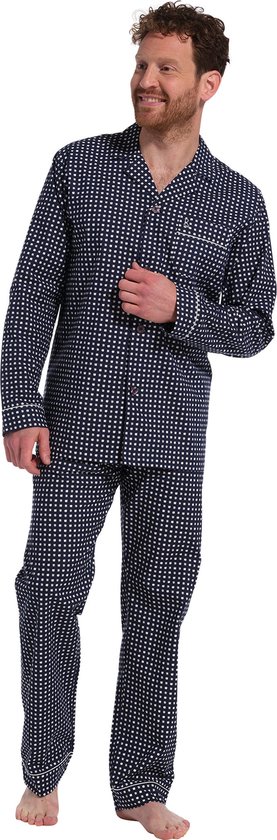 Robson Heren Pyjamaset Blauw - Maat 64