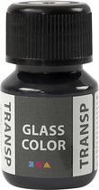 Glass Color Transparent. zwart. 30 ml/ 1 fles