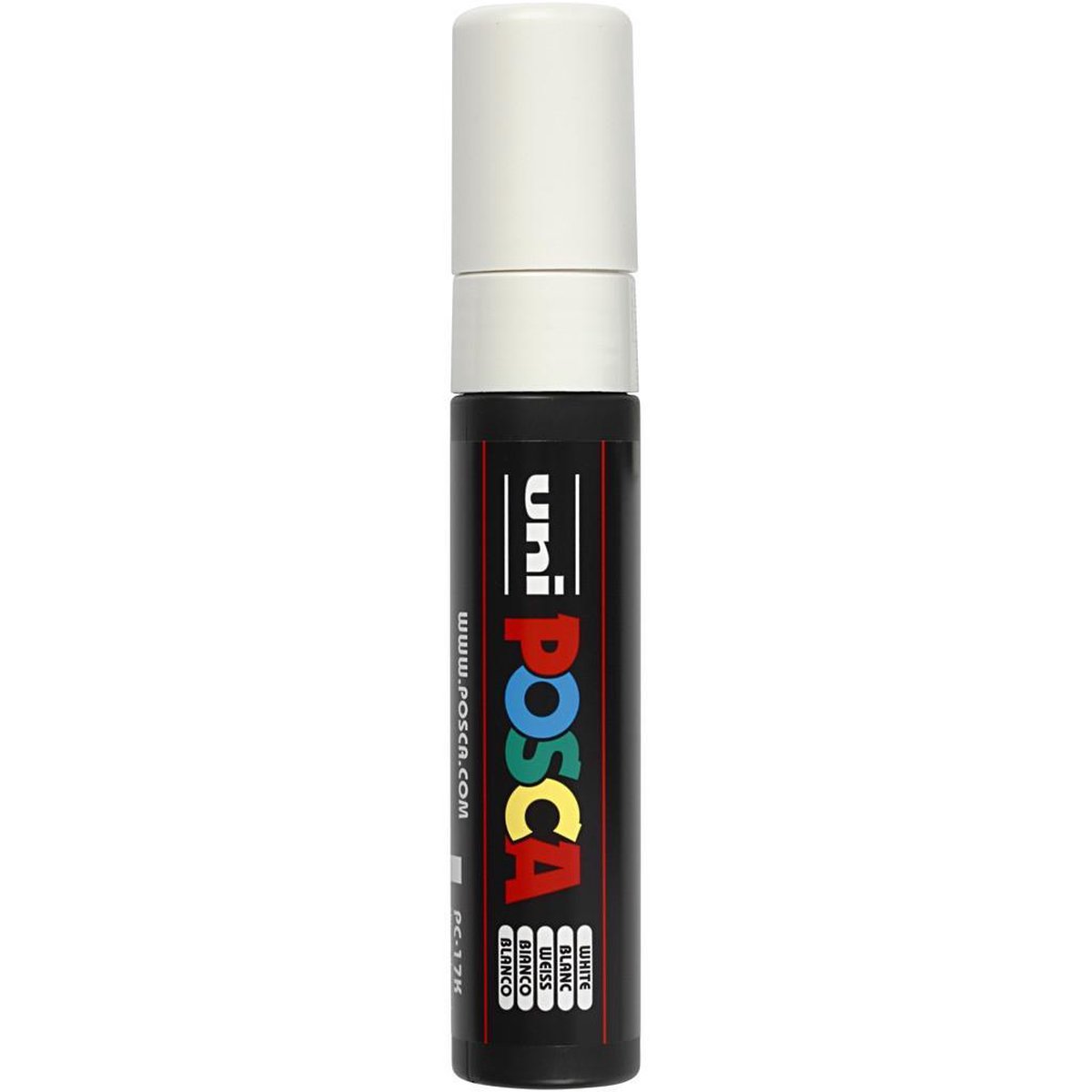 Posca Marker, afm PC-17K, lijndikte 15 mm, extra breed, wit, 1 stuk
