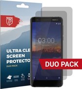 Rosso Nokia 3.1 Ultra Clear Screen Protector Duo Pack