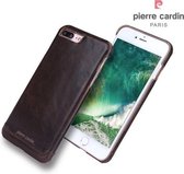 iPhone 8 Plus Donker bruin lederen hoesje met originele hoesjesweb stylus