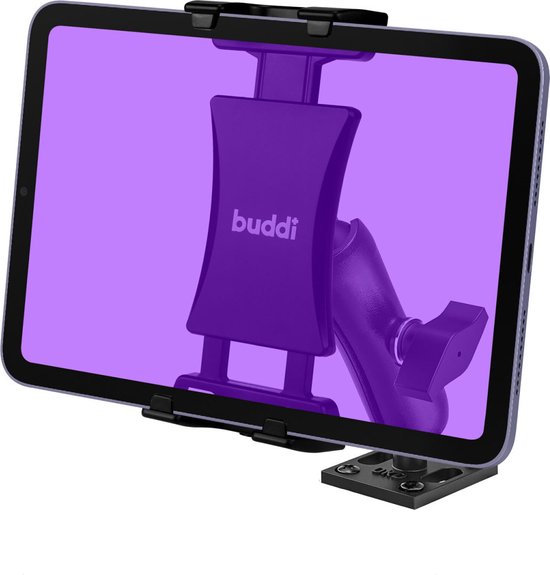 Foto: Buddi tab houder voor tablet ipad smartphone met schroefbevestiging houder voor muur muurbeugel wandmontage geschikt voor vrachtwagen