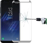 Voor Galaxy S8 / G950 0,26 mm 9H Oppervlaktehardheid 3D Explosiebestendig Niet volledig scherm Gebogen behuizing Vriendelijke gehard glasfolie (zilver)