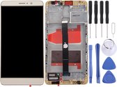 Huawei Mate 9 LCD-scherm en Digitizer volledige montage met frame (Champagne goud)