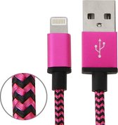 1m huidige kan passen 2A geweven stijl USB Sync gegevens / oplaadkabel, voor iPhone XR / iPhone XS MAX / iPhone X & XS / iPhone 8 & 8 Plus / iPhone 7 & 7 Plus / iPhone 6 & 6s & 6 P