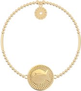 Lora di Lora Armband Bindi Bubble. Een individueel bandje voor female 18K Vermeil Goud Verstelbaar van 14cm. tot 20cm.