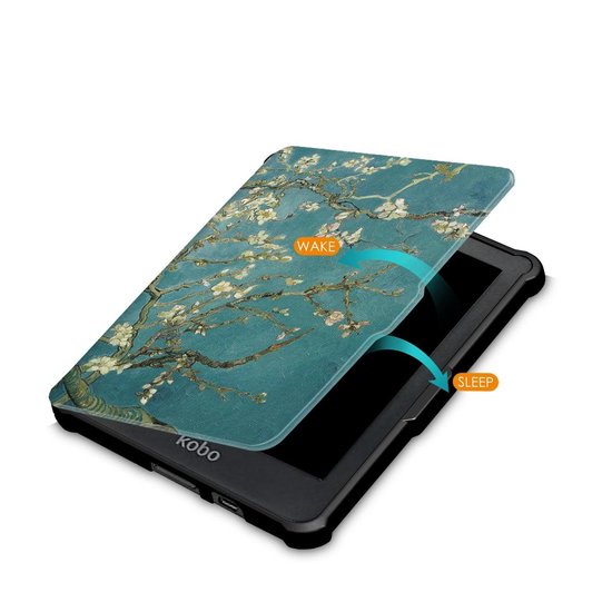 - Cover voor Kobo Clara HD - Witte Bloesem