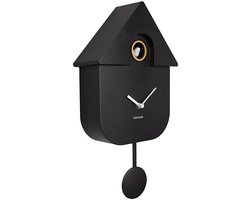 Karlsson Koekoeksklok Modern Cuckoo ABS - Zwart - 41x8,5x21,5cm - Scandinavisch