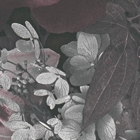 DIVERS PAPIER PEINT FLORAL | Botanique - gris rose noir blanc - AS Création PintWalls II