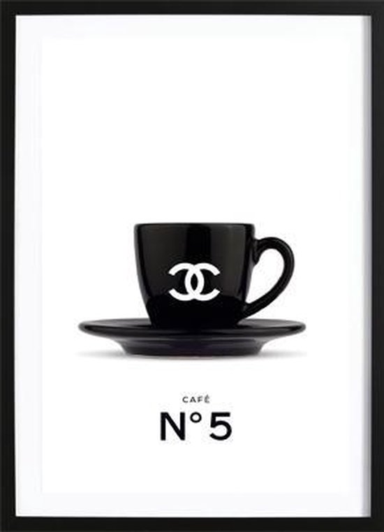 Bol Com Chanel Coffee No 5 Poster 70x100 Fashion Poster Print Wallified