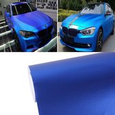 8 m * 0.5 m Ice Blue Metallic Matte Icy Ice Auto Decal Wrap Auto Wikkelen Voertuig Sticker Motorfiets Vel Tint Vinyl Luchtbel Sticker (donkerblauw)
