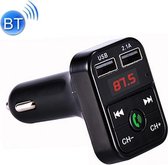 B2 Dual USB Opladen Bluetooth Fm-zender MP3 Muziekspeler Car Kit, Ondersteuning Handsfree Call & TF-kaart & U Disk (Zwart)