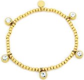 Bracelet ball beads cubic zirconia pendants
