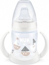 NUK First Choice , Biberon pour apprendre à boire 150ml - 6-18 mois, blanc 6-18 mois