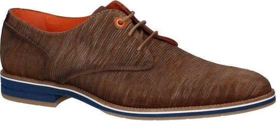 Cognac Geklede Veterschoenen Braend | bol.com