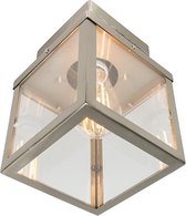 QAZQA rotterdam - Moderne Plafondlamp voor buiten - 1 lichts - L 160 mm - Staal - Buitenverlichting