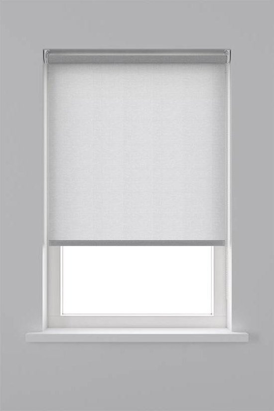 Decosol Rolgordijn Lichtdoorlatend - Transparant Wit (1233) - 120 x 250 cm bol.com