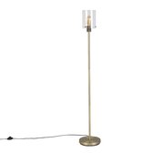 QAZQA dome - Moderne Vloerlamp | Staande Lamp - 1 lichts - H 1480 mm - Brons -  Woonkamer | Slaapkamer