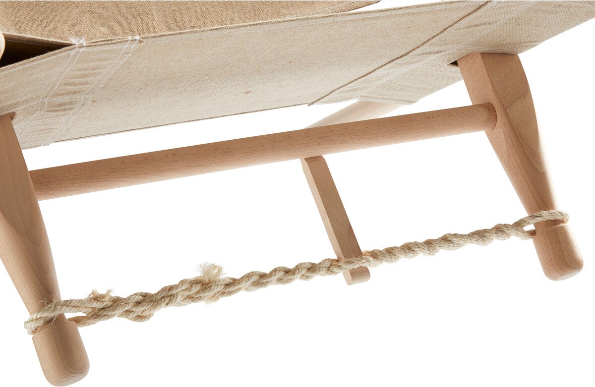 Nordisk Moesgaard Houten Stoel, beige