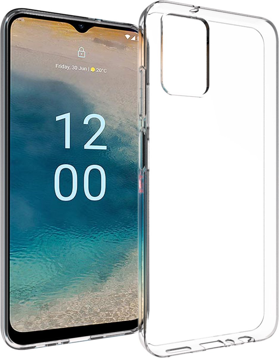 Accezz Hoesje Siliconen Geschikt voor Nokia G22 - Accezz Clear Backcover - Transparant