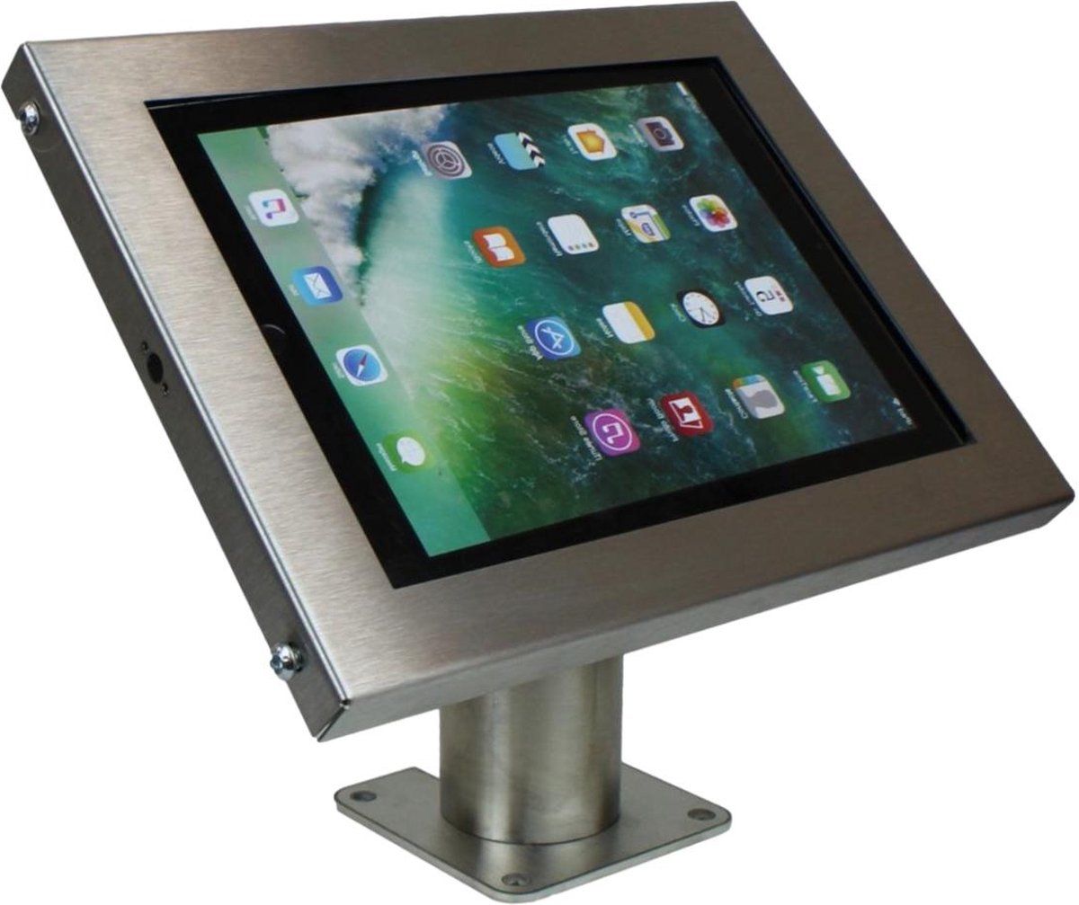 Tablethouder - tabletstandaard - standaard tablet - ipad houder - tablet tafelstandaard - houder voor tablet - voor tablets tussen 13-16 inch - Rvs