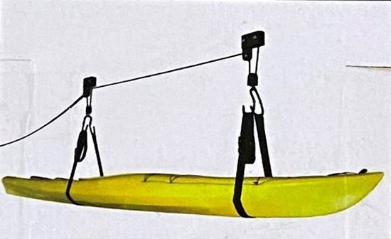 Plafond élévateur à vélo - Montage au plafond - Utilisation universelle - Résistant aux rayures - jusqu'à 25 KG - Système de suspension - Extra fort