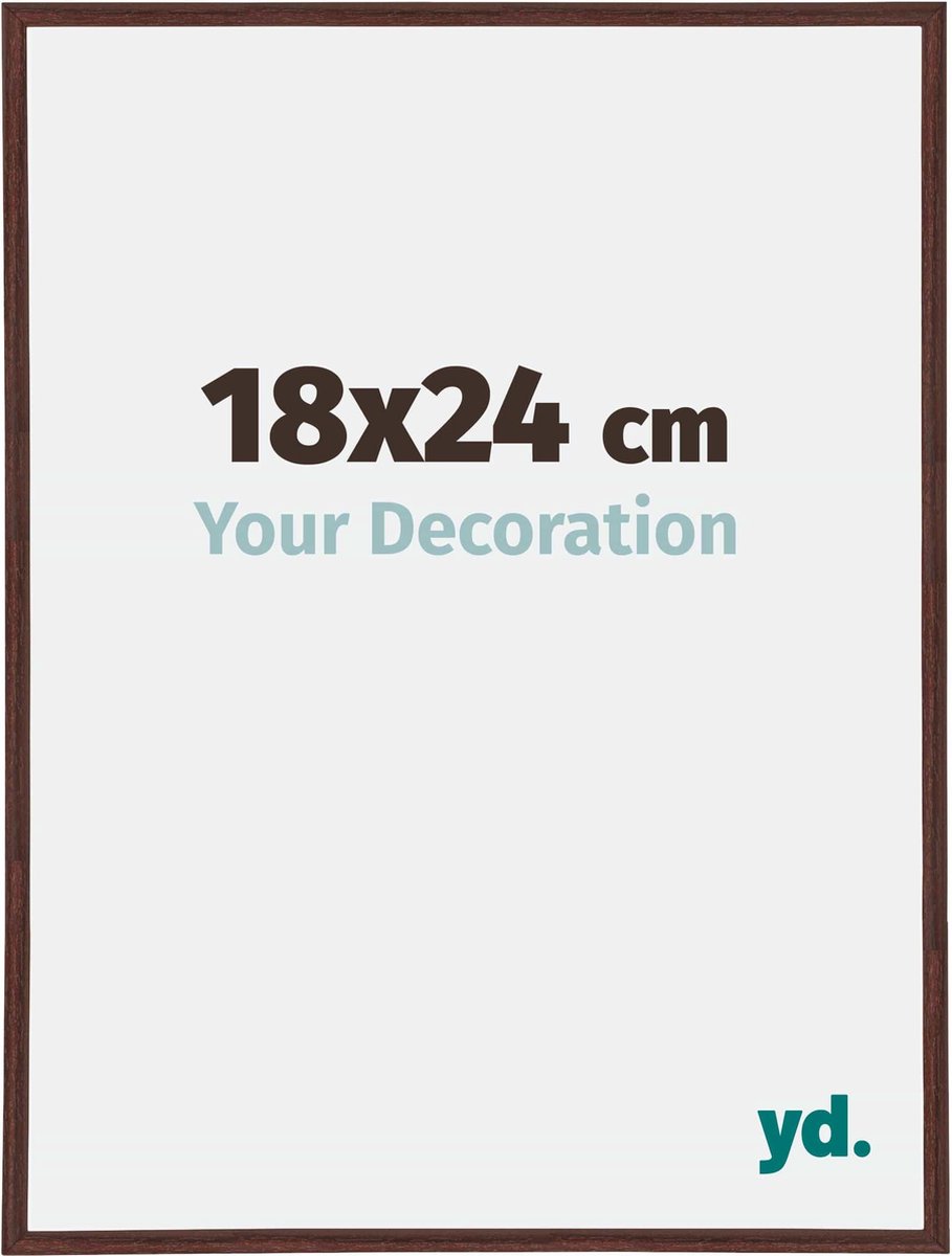 yd. Your Decoration - Fotolijst 18x24 cm - Kunststof - Bruin - Annecy