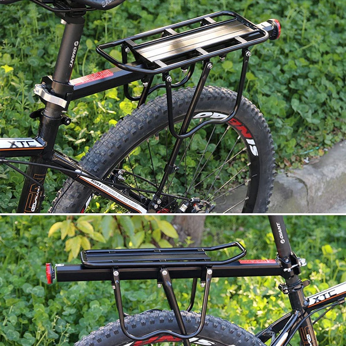 Porte-bagages Arrière Vélo - Dégagement Rapide - Charge Max 100 Kg - Neuf