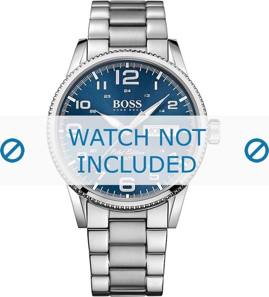 Horlogeband Hugo Boss HB-279-1-14-2871 / HB1513329 Staal 22mm | bol.com