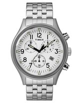 Timex MK1 Chrono TW2R68900 Horloge - Staal - Zilverkleurig - Ø 41 mm