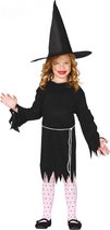 Halloween - Zwart heksen kostuum budget voor meisjes 110/116