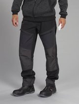 Wisent Work Wear Outdoor broek cargo broek Active, kleur zwart, maat 48