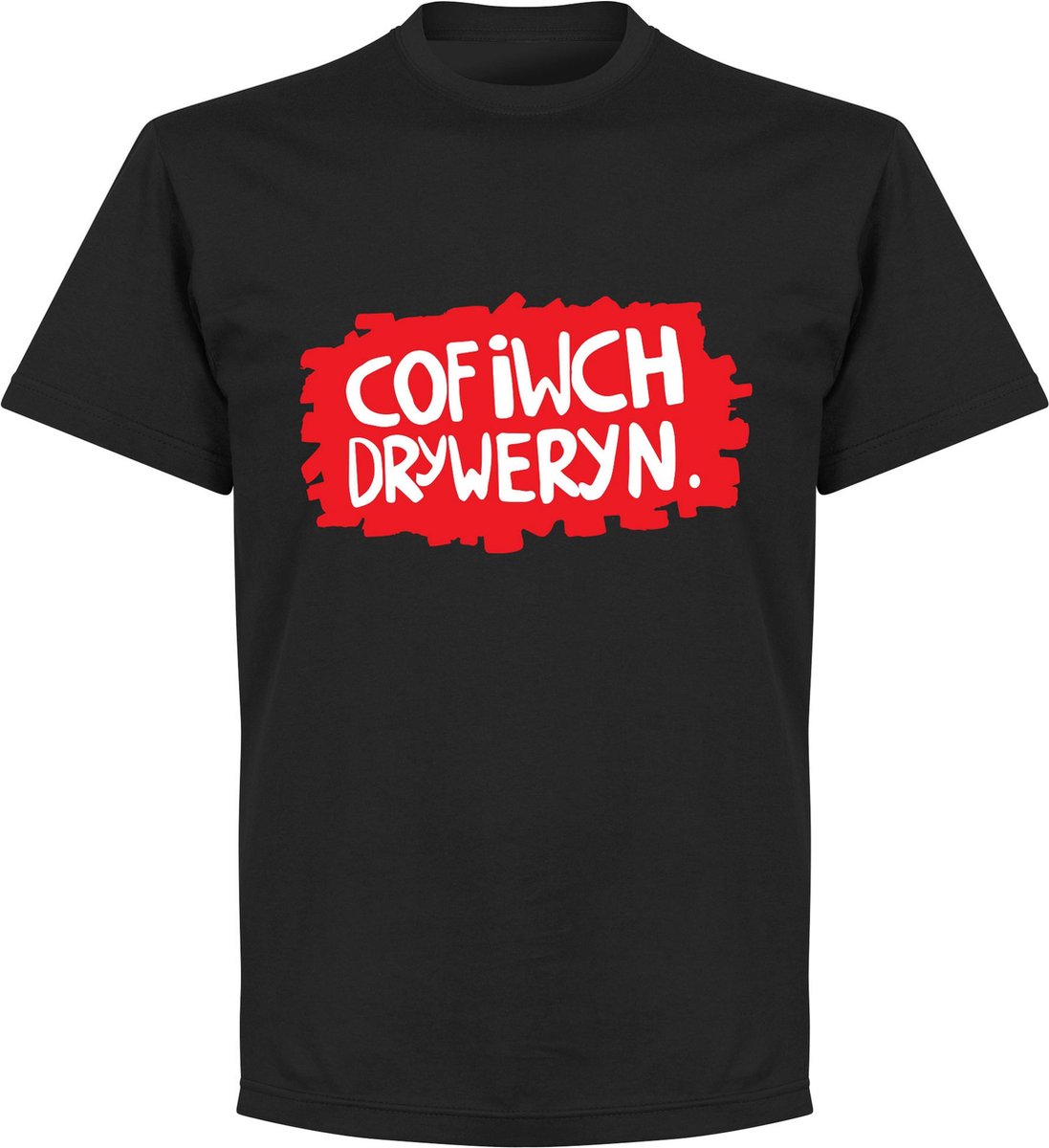 Cofiwch Dryweryn Wall T-Shirt - Zwart - XXL