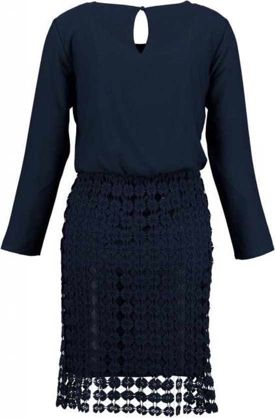 dempen verlangen Overstijgen Vero moda blauw jurkje 3/4 mouw - Maat 36 | bol.com