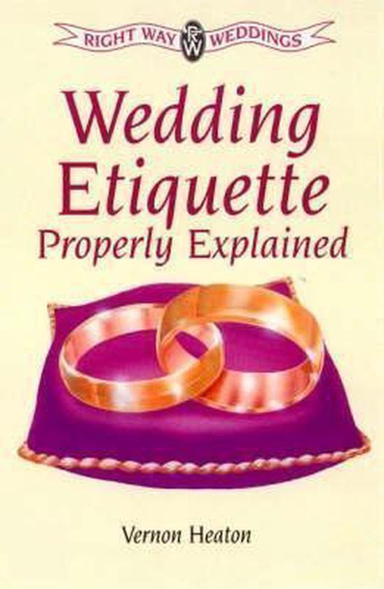 WEDDING ETIQUETTE EXPLAINED - cover