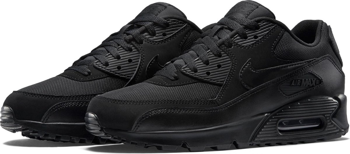Nike Air Max 90 Essential Heren Sneakers Zwart - Schoenen.nl