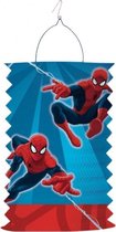 Marvel Spider-man Ronde Lampion Blauw/rood 28 Cm