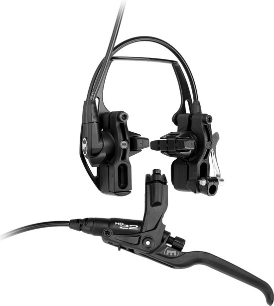Magura HS11 Easy Mount hydraulische velgrem fietsrem, zwart, één maat