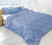 Luxe Flanel Dekbedovertrek Lits-Jumeaux 240x220cm Geometrix v2