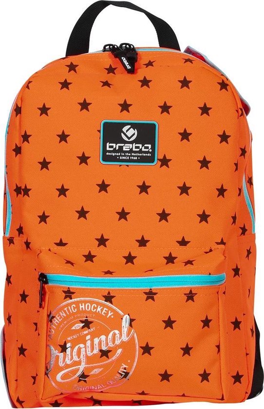 Brabo Backpack Original Stars Orange/Blue Sticktas Unisex - Orange/Black |  bol.com