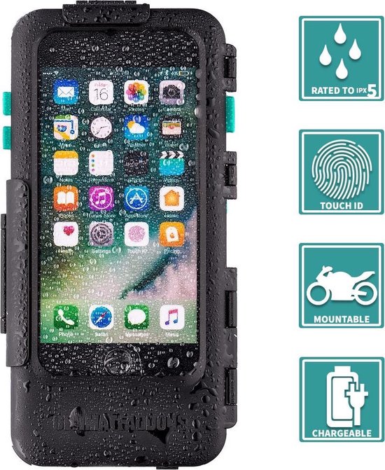 Nachtvlek Portiek Spookachtig Ultimate Addons telefoonhouder motor - iPhone 6/7/8 Plus - Waterdicht |  bol.com