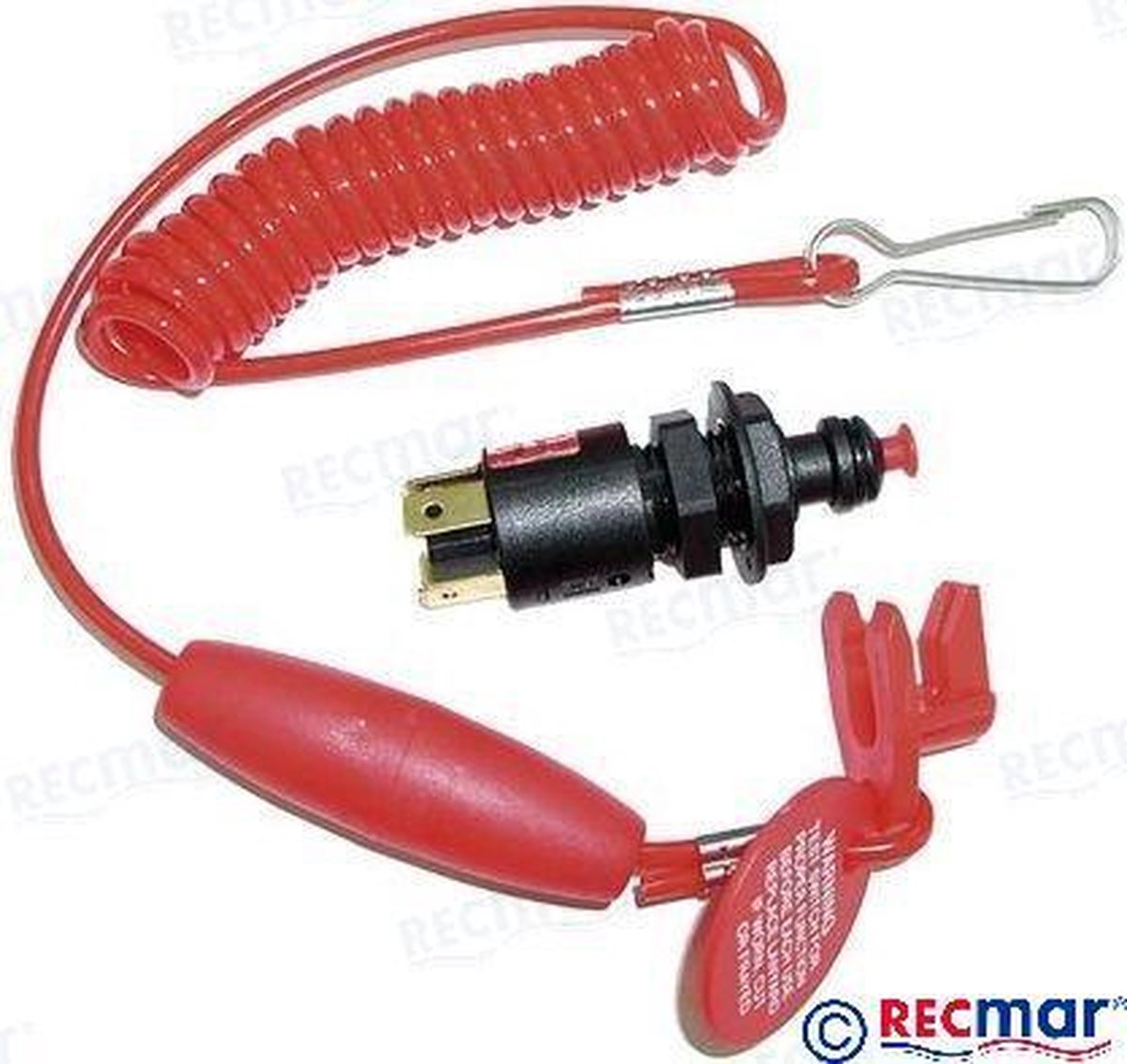 Suzuki / Johnson Evinrude Uitknop met dodemanskoord (REC40970)