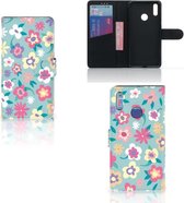 Huawei Y7 (2019) Hoesje Flower Power