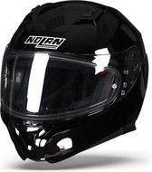 Nolan N87 Classic N-Com Glossy Zwart Integraalhelm - Motorhelm - Maat L