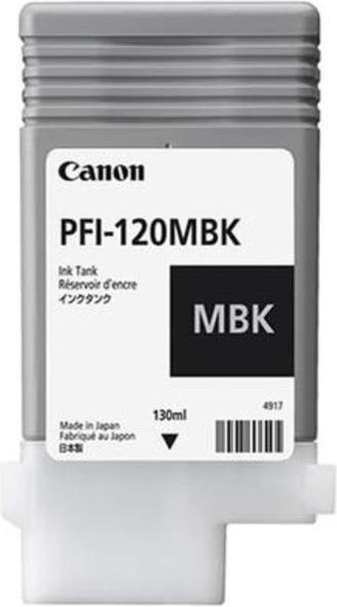Canon PFI-120MBK inktcartridge 1 stuk(s) Origineel Mat Zwart