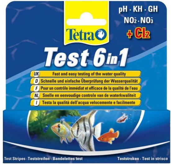 Tetra pH Teststrips 6-in-1 - Aquariummeter - Tetra