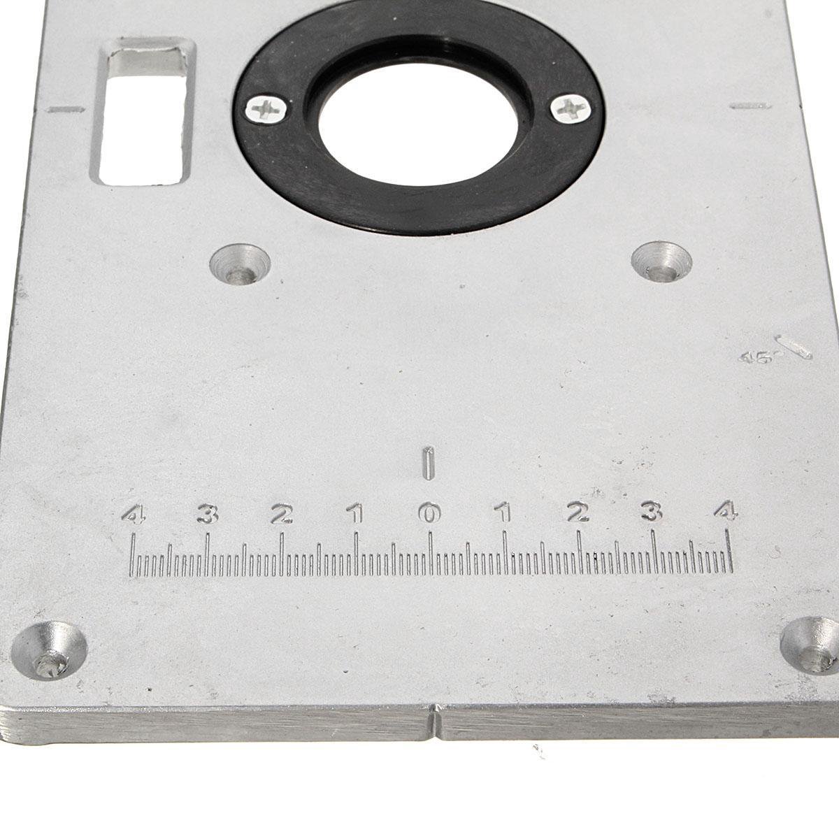 Aluminium Router Tabelle Insert Plate Router Tischeinsatzplatte für Aluminium Router Tabelle Insert Plate Router Tischeinsatzplatte für