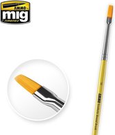 Brushes - 6 Syntetic Flat Brush - A.MIG-8621